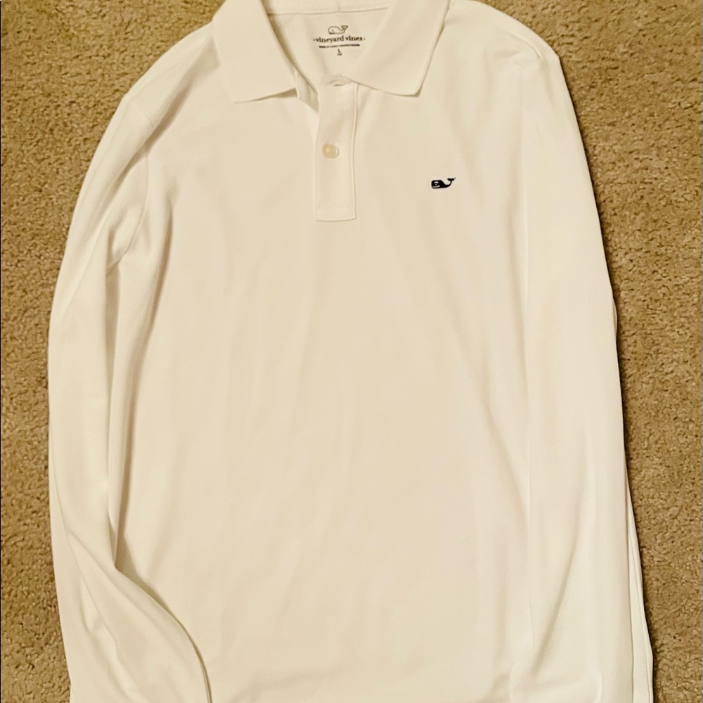 Boys size L brand new with tags vineyard vines long sleeve polo